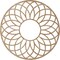 Ekena Millwork Cannes Wood Fretwork Pierced Ceiling Medallion, Red Oak, 22"OD x 7 1/2"ID x 3/8"T CMWP22X22X0375CNRO - alternate 2